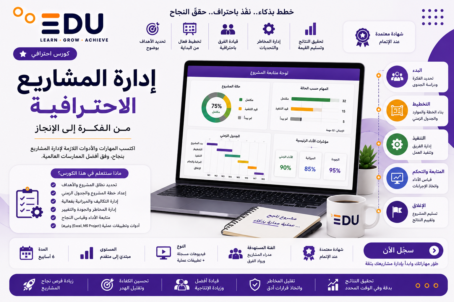 إدارة المشاريع الاحترافية